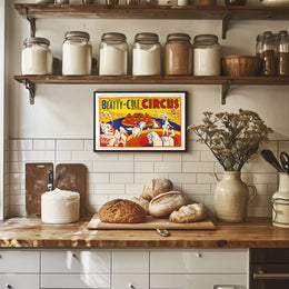 Clyde Beatty-Cole Circus Extravaganza Poster