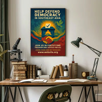 Defend Democracy in Southeast Asia Poster