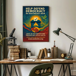 Defend Democracy in Southeast Asia Poster