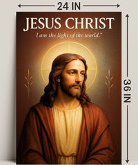 Jesus Christ  I am the Light of the World Poster PosterGoat