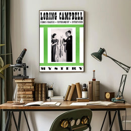 Vintage Magic Show Poster Featuring Loring Campbell - Cultural Poster