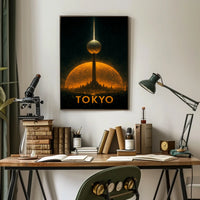 Futuristic Tokyo Poster