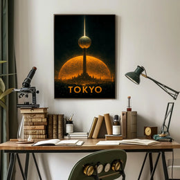 Futuristic Tokyo Poster