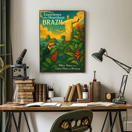 Experience the Heartbeat of Brazil Poster