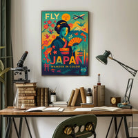 Fly Japan Wander In Color Poster