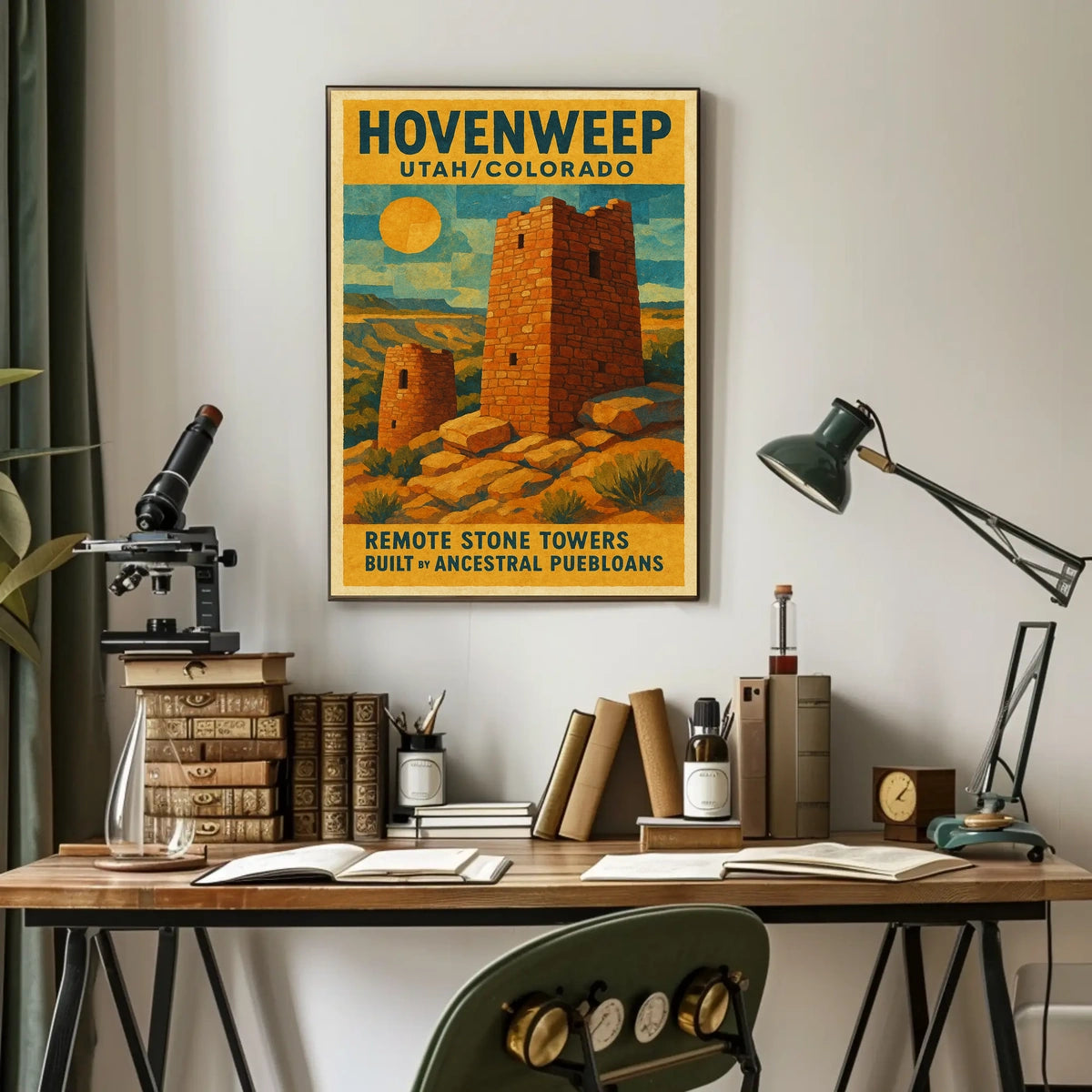Hovenweep Ancient Stone Towers Poster