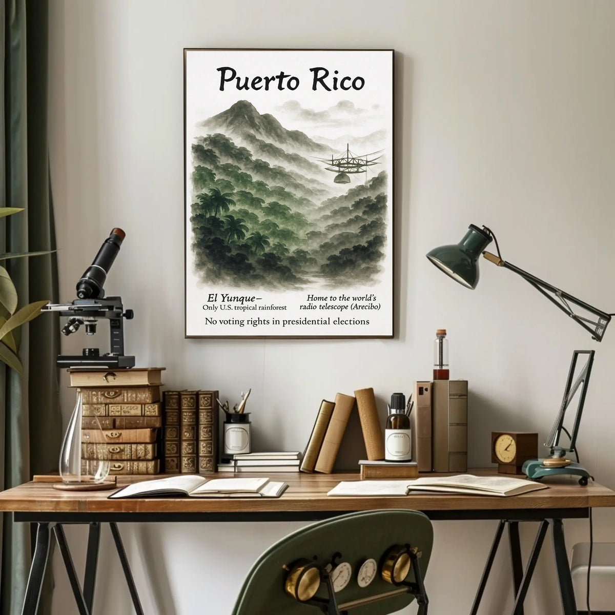 Puerto Rico A Unique U.S. Territory Poster