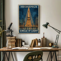 Indianapolis Circle Of Light Poster