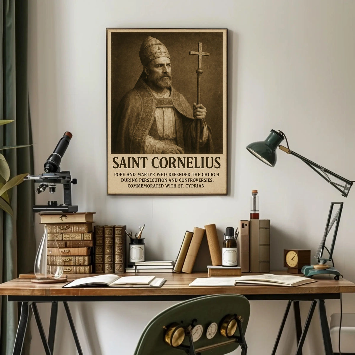 Saint Cornelius Pope And Martyr Poster
