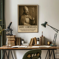 Saint Cornelius Pope And Martyr Poster