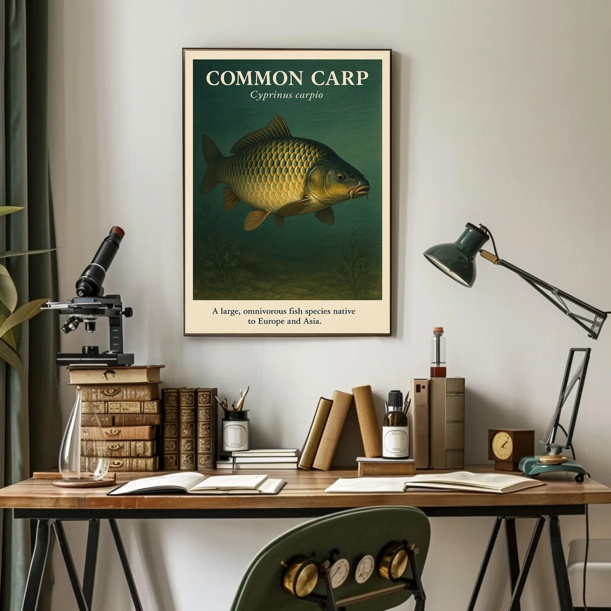 Common Carp Cyprinus carpio Poster