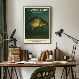 Common Carp Cyprinus carpio Poster