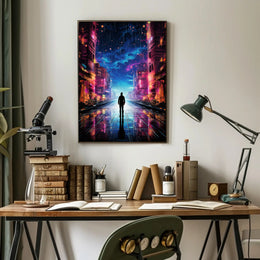 Neon City Dreams Poster