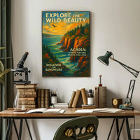 Explore the Wild Beauty of Acadia Poster PosterGoat