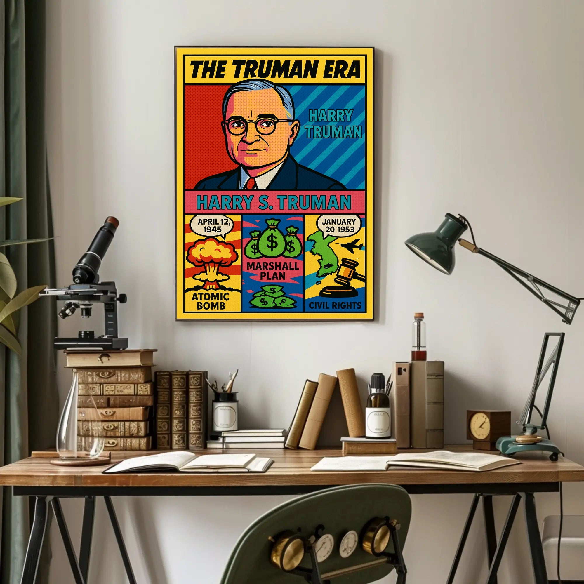Harry S. Truman The Truman Era Poster PosterGoat