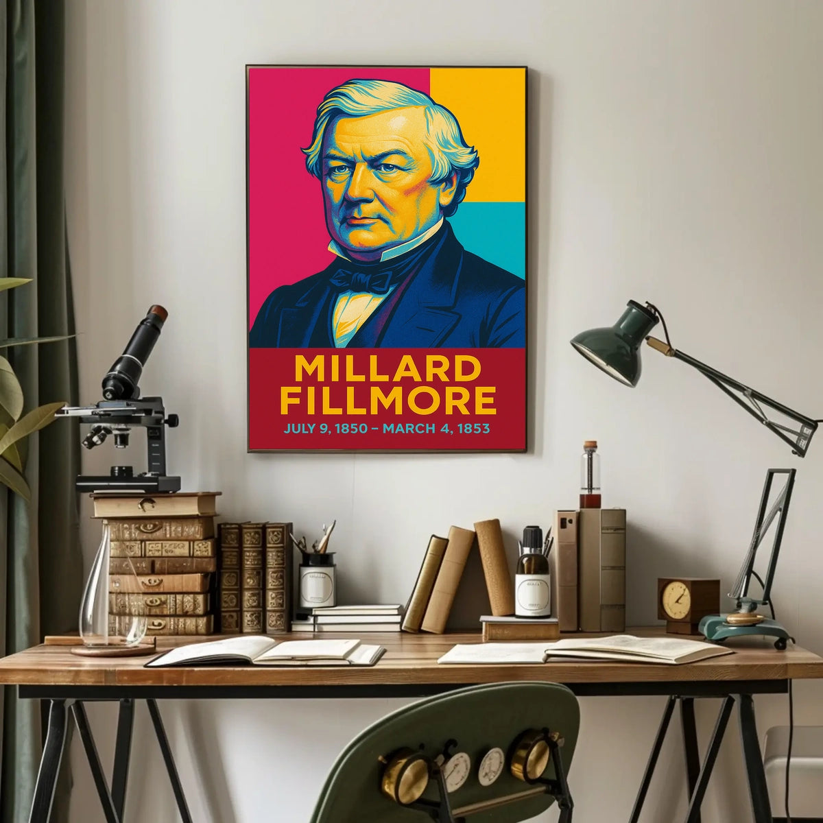 Millard Fillmore 13Th President Poster