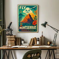 Fly to Montserrat Poster