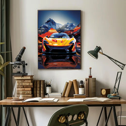 Speed and Serenity Poster PosterGoat