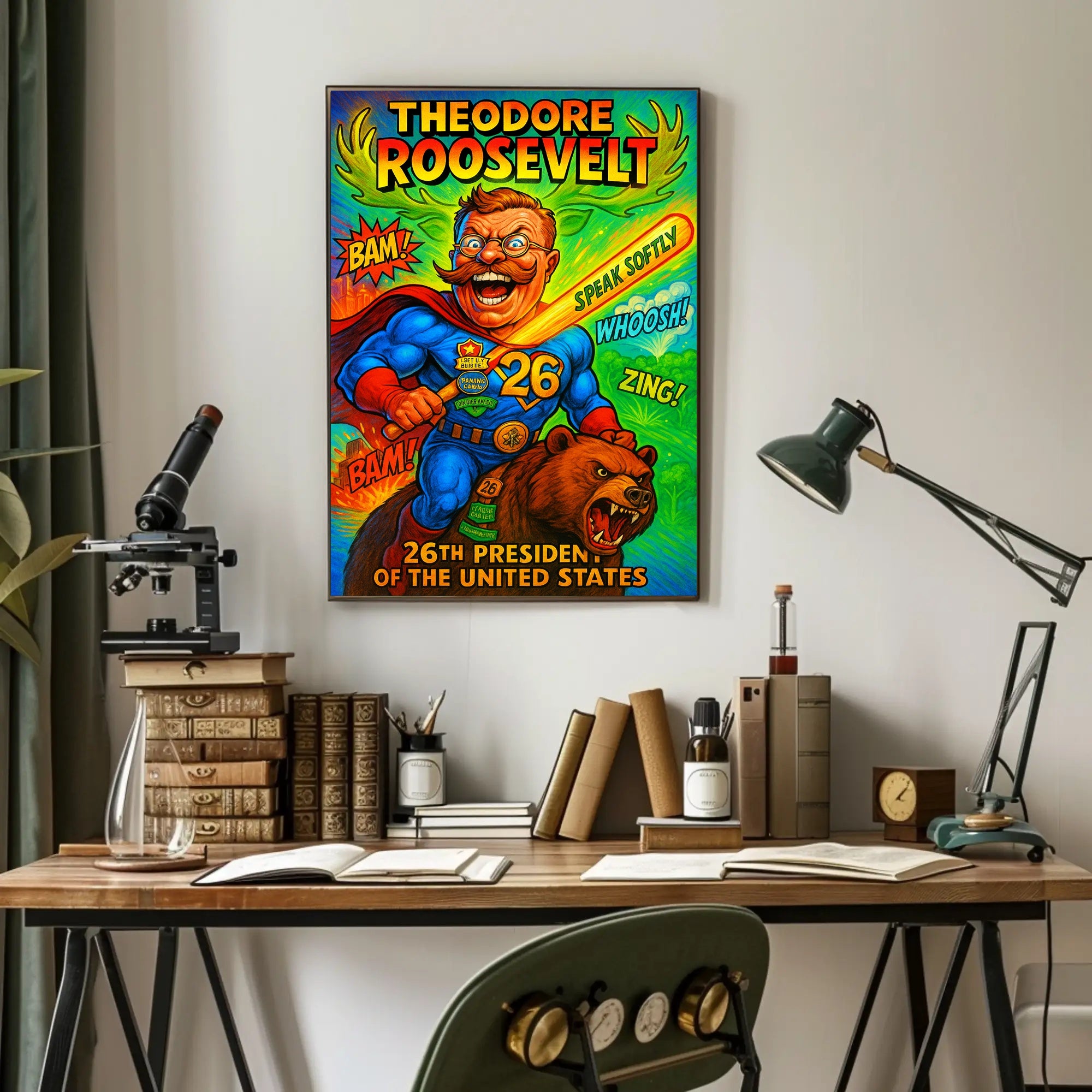 Theodore Roosevelt 26th President Poster PosterGoat