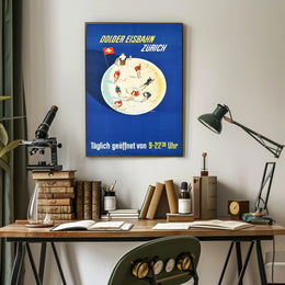 Dolder Eisbaan Zürich Poster
