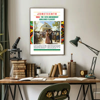 Commemorative Juneteenth Artwork: Cultural Heritage Poster