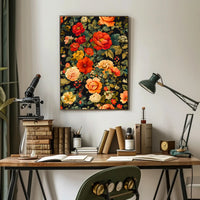 Vibrant Floral Symphony Wall Art Print