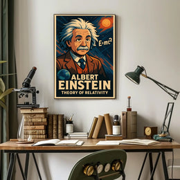 Albert Einstein Theory Of Relativity Poster