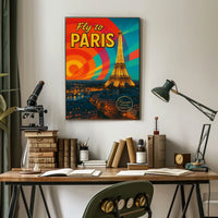 Fly To Paris Poster