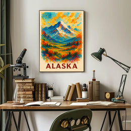 Alaska Mountain Landscape Poster