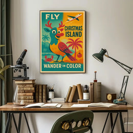 Fly to Christmas Island Poster