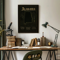 Alabama A Historical And Cultural Poster