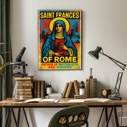 Saint Frances Of Rome Patron Of Poster