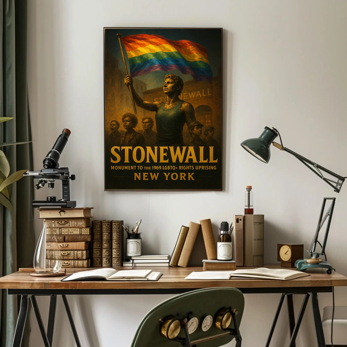 Stonewall Monument To The 1969 Lgbtq Poster