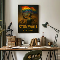 Stonewall Monument To The 1969 Lgbtq Poster