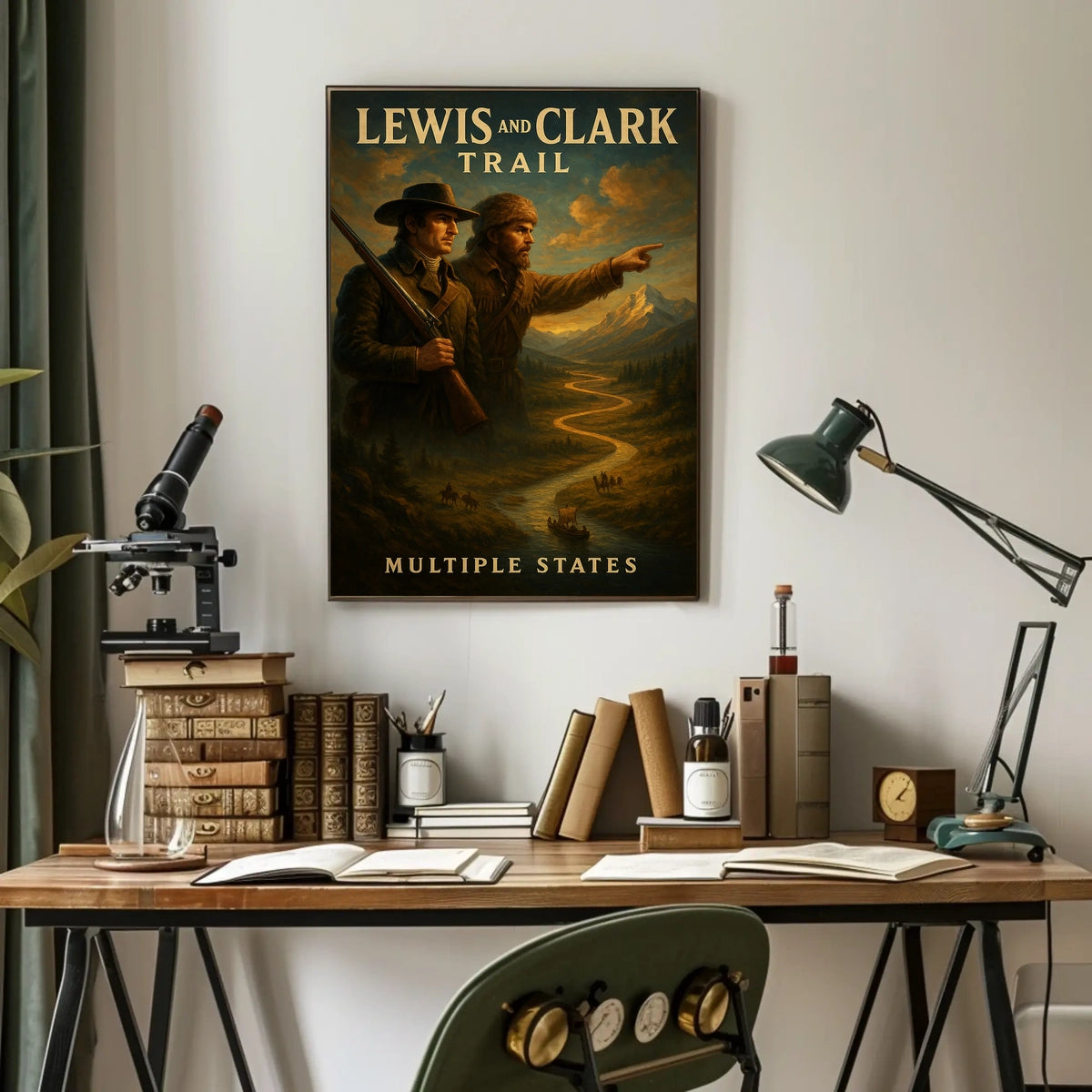Lewis And Clark Trail Poster