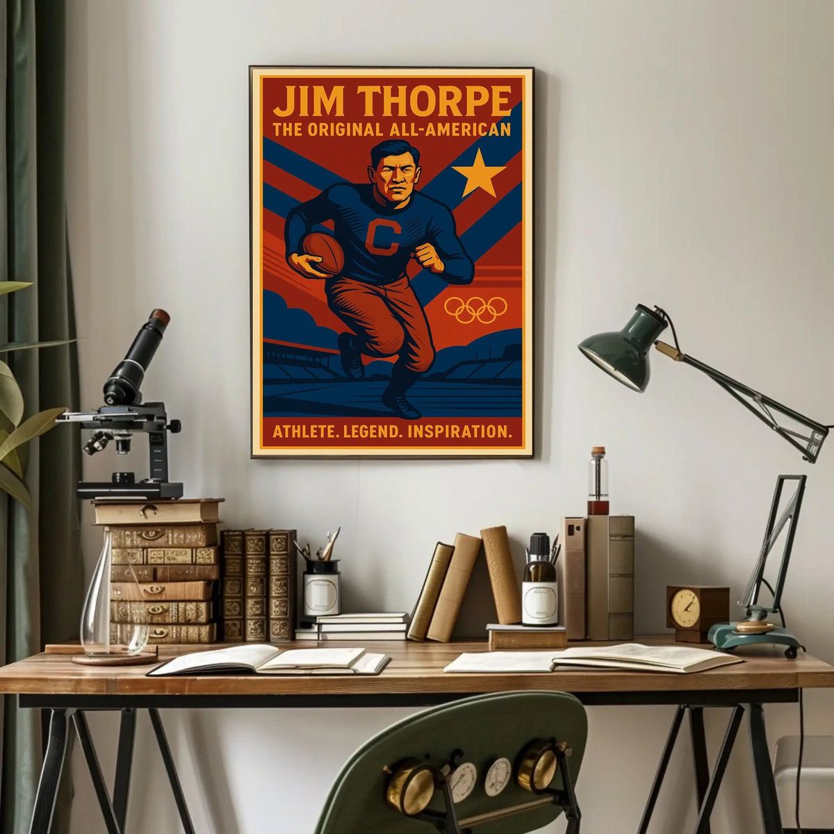 Jim Thorpe Celebrating an All-American Legend Poster