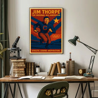 Jim Thorpe Celebrating an All-American Legend Poster