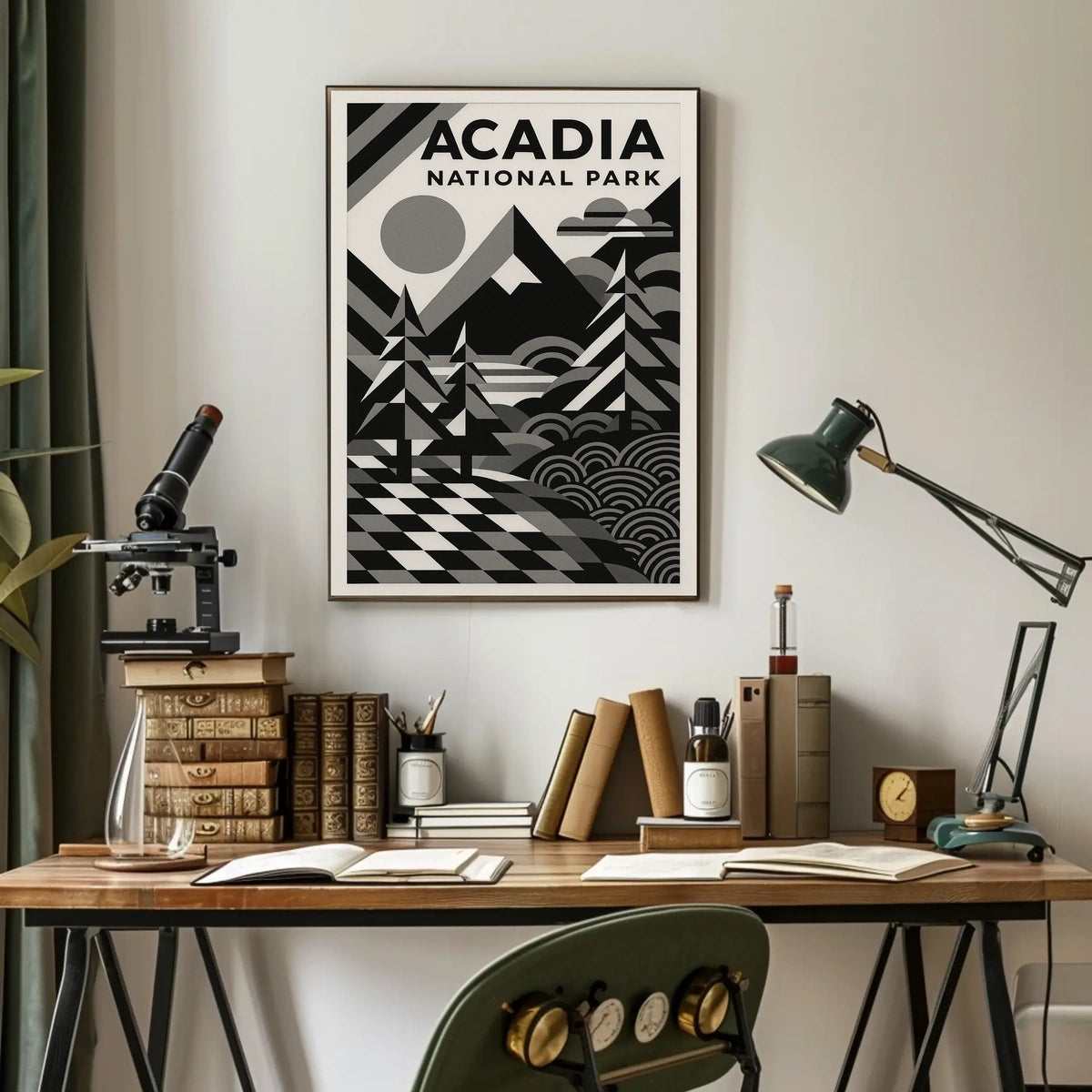 Acadia National Park Travel Lovers Coastal Landscape Poster