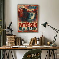 Paterson Heritage Travel Typography Collector Poster