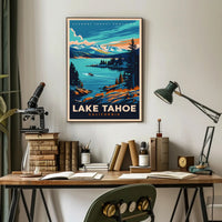 Lake Tahoe Travel Poster
