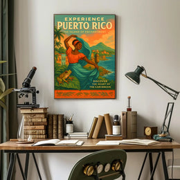 Discover Puerto Rico's Charm with Travel Poster