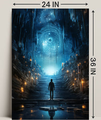 Journey To The Cosmic Abyss Poster