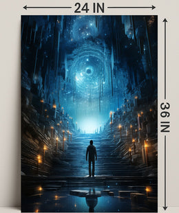 Journey To The Cosmic Abyss Poster