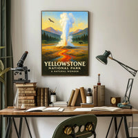Yellowstone National Park A Natural Wonder Poster PosterGoat
