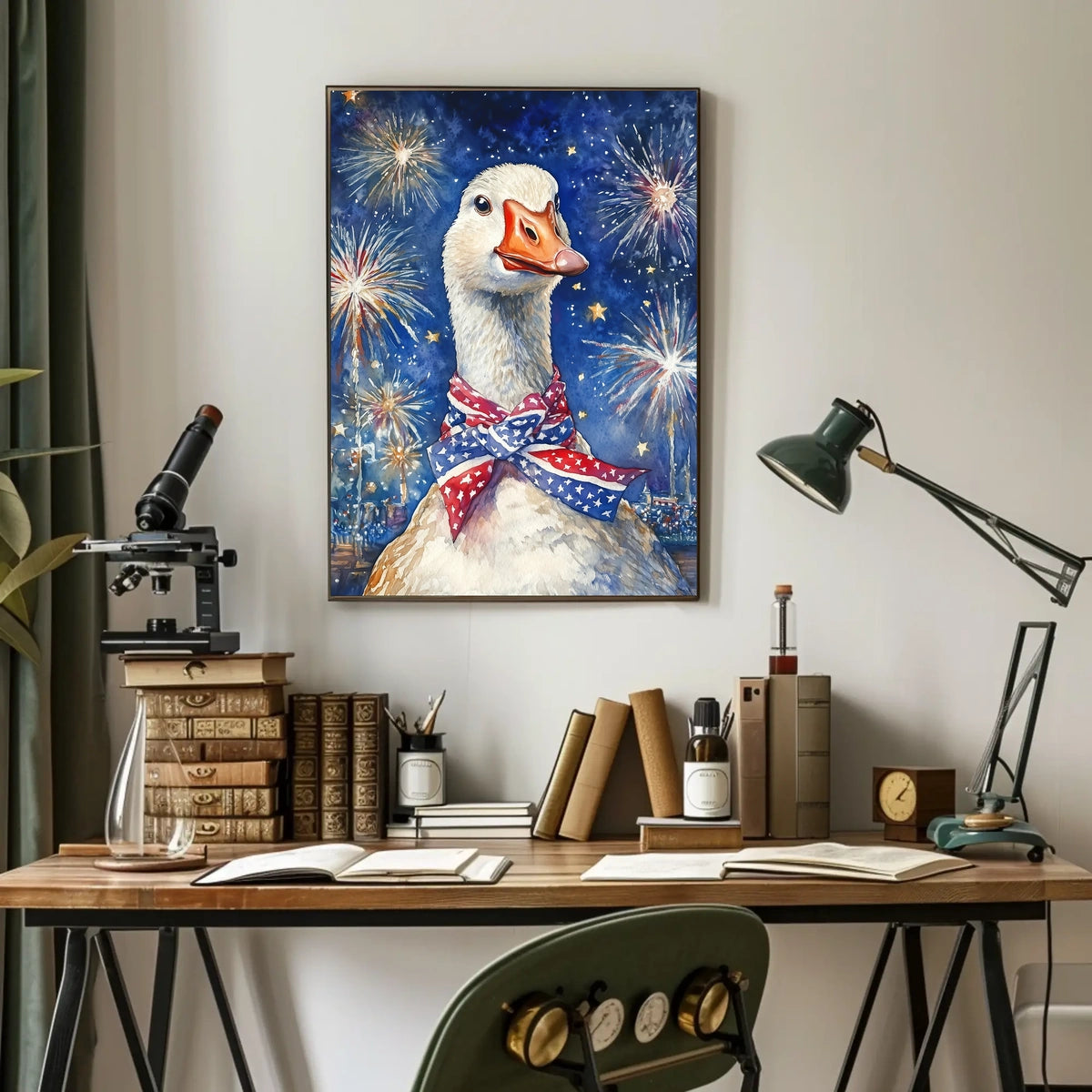 patriotic goose Poster