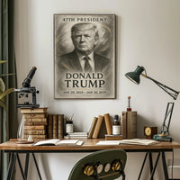 Donald Trump 47th President Poster