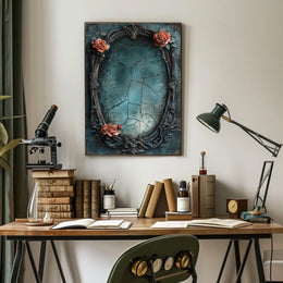 Ornate Vintage Beauty & Decay Art Print Abstract Poster