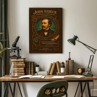 John Harvie Pioneer of Progress Poster