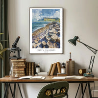 Giant's Causeway Wonder: Irish Landscape Travel Poster PosterGoat