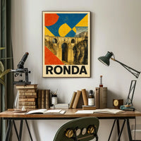 Ronda Bridge Art Poster